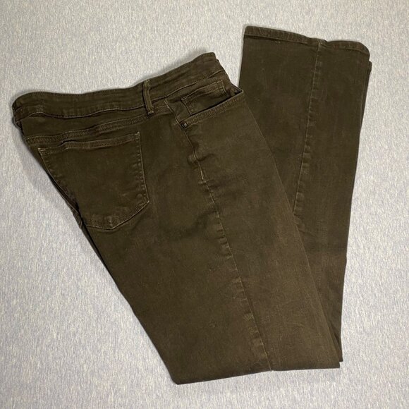 NYDJ Women's Black Barbara Bootcut Jeans Size 14  Stretchy Denim - Picture 2 of 7